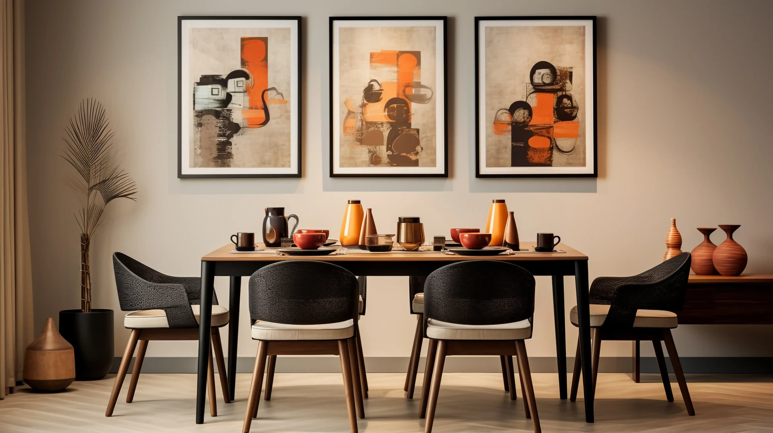 dining room wall decor idea