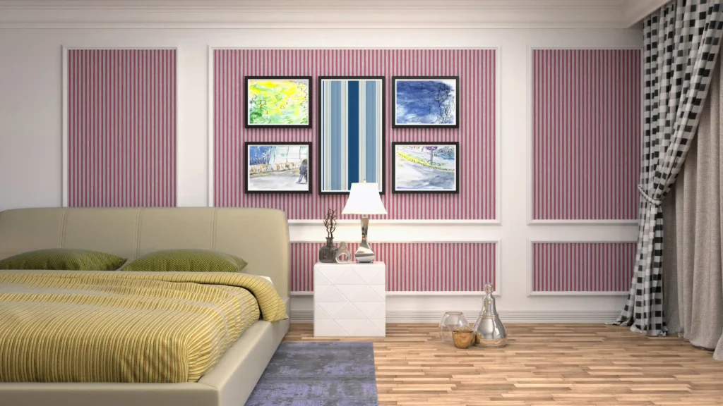 illustration bedroom interior