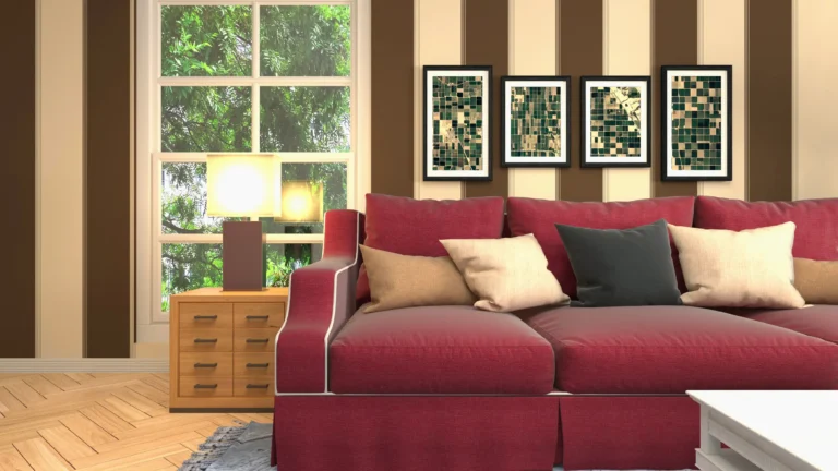living room wall decor idea
