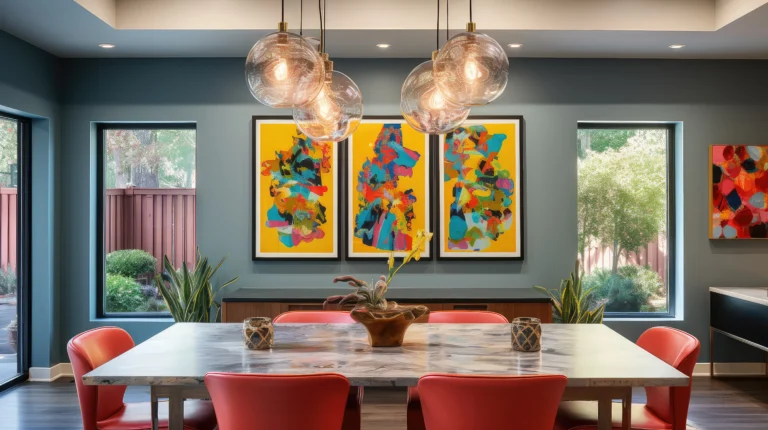 small dining room wall decor ideas modern