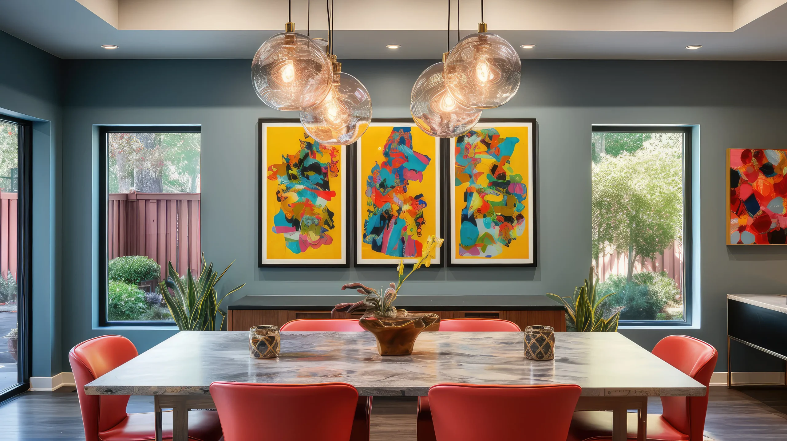 small dining room wall decor ideas modern