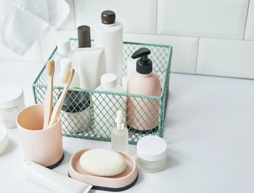 storage hacks bathroom
